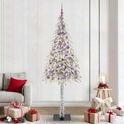 Sapin de Noël avec 300 LED Blanc 210 cm PE et Acier 546922546922