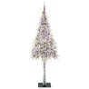 Sapin de Noël avec 300 LED Blanc 210 cm PE et Acier 546922546922