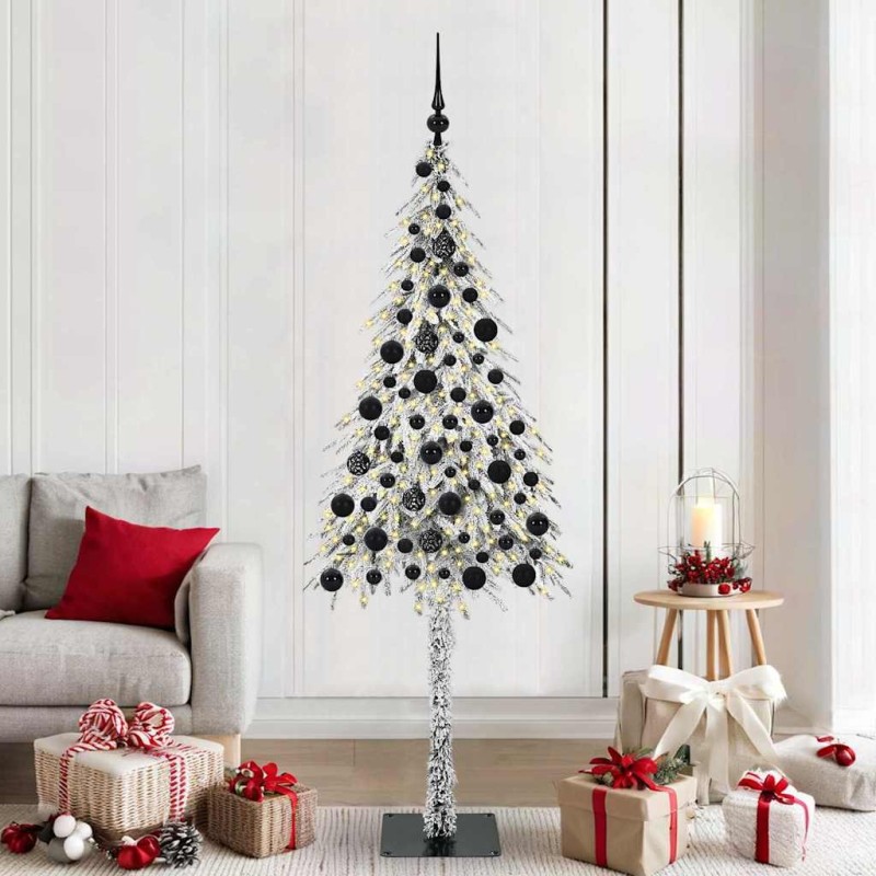 Sapin de Noël avec 300 LED Blanc 180 cm PE et Acier 546923546923