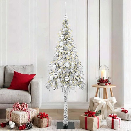 Sapin de Noël avec 300 LED Blanc 180 cm PE et Acier 546924546924