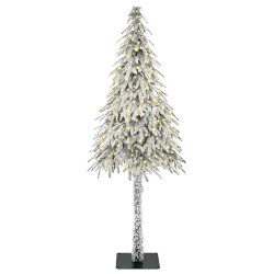 Sapin de Noël avec 300 LED Blanc 210 cm PE et Acier 546925546925