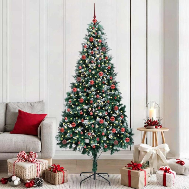 Sapin de Noël artificiel Vert 210 cm PVC, Acier et Plastique 546926546926