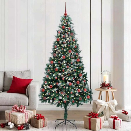 Sapin de Noël artificiel Vert 210 cm PVC, Acier et Plastique 546926546926