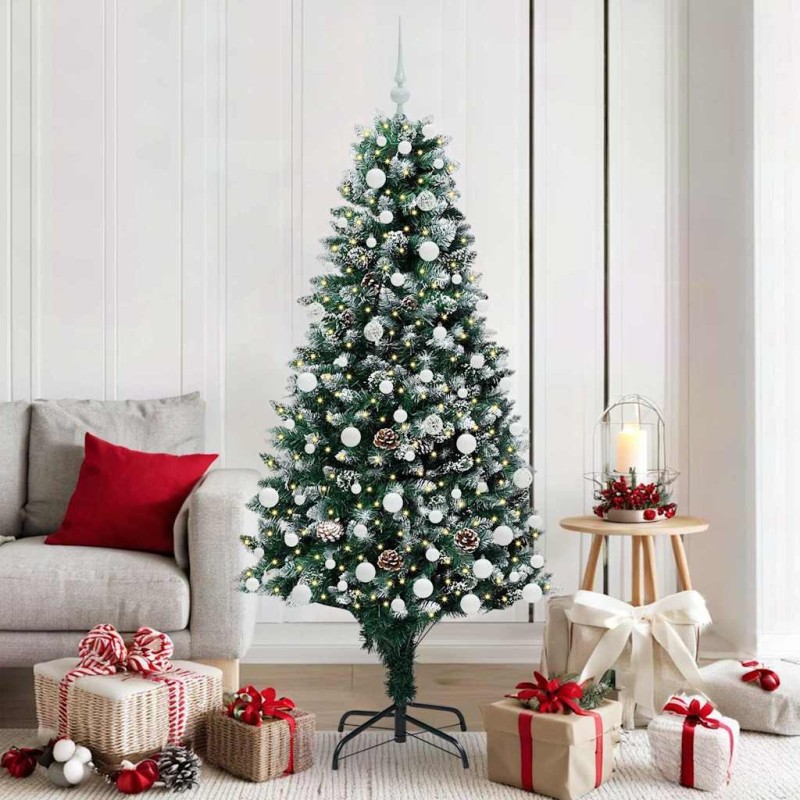 Sapin de Noël artificiel Vert 180 cm PVC, Acier et Plastique 546927546927