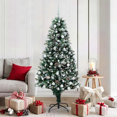 Sapin de Noël artificiel Vert 180 cm PVC, Acier et Plastique 546927546927