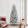 Sapin de Noël artificiel avec 300 LED avec support Blanc 210 cm 546929546929