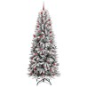 Sapin de Noël artificiel avec 300 LED avec support Blanc 210 cm 546930546930