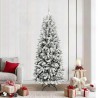 Sapin de Noël artificiel avec 300 LED avec support Blanc 210 cm 546931546931