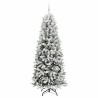 Sapin de Noël artificiel avec 300 LED avec support Blanc 210 cm 546931546931