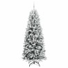 Sapin de Noël artificiel avec 300 LED avec support Blanc 210 cm 546931546931