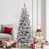 Sapin de Noël artificiel avec 300 LED avec support Blanc 180 cm 546932546932