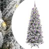 Sapin de Noël artificiel avec 300 LED avec support Blanc 180 cm 546932546932