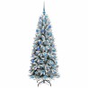 Sapin de Noël artificiel avec 300 LED avec support Blanc 180 cm 546933546933