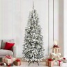 Sapin de Noël artificiel avec 300 LED avec support Blanc 210 cm 546934546934