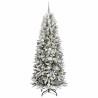 Sapin de Noël artificiel avec 300 LED avec support Blanc 210 cm 546934546934