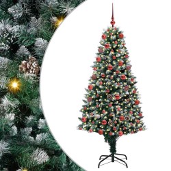 Sapin de Noël artificiel Vert 180 cm PVC, Acier et Plastique 546936546936