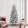Sapin de Noël artificiel avec 300 LED avec support Blanc 210 cm 546937546937
