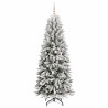 Sapin de Noël artificiel avec 300 LED avec support Blanc 210 cm 546937546937