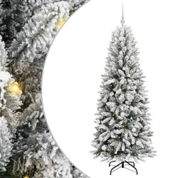Sapin de Noël artificiel avec 300 LED avec support Blanc 180 cm 546938546938