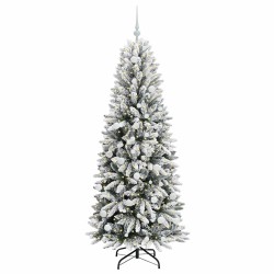 Sapin de Noël artificiel avec 300 LED avec support Blanc 180 cm 546938546938