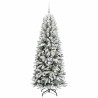 Sapin de Noël artificiel avec 300 LED avec support Blanc 180 cm 546938546938