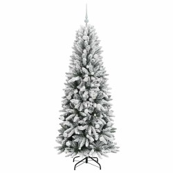Sapin de Noël artificiel avec 300 LED avec support Blanc 180 cm 546938546938