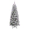 Sapin de Noël artificiel avec 300 LED avec support Blanc 240 cm 546943546943