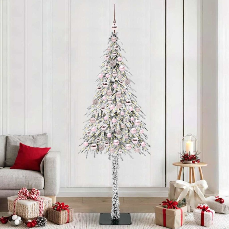 Sapin de Noël avec 300 LED Blanc 210 cm PE et Acier 546944546944