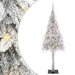 Sapin de Noël avec 300 LED Blanc 210 cm PE et Acier 546944546944