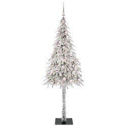 Sapin de Noël avec 300 LED Blanc 210 cm PE et Acier 546944546944