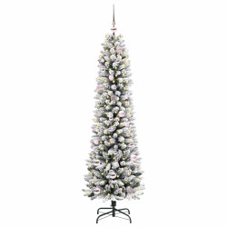 Sapin de Noël artificiel Blanc 150 cm PVC, métal et plastique 546946546946
