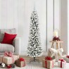 Sapin de Noël artificiel Blanc 150 cm PVC, métal et plastique 546947546947