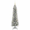 Sapin de Noël artificiel Blanc 150 cm PVC, métal et plastique 546948546948
