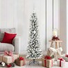 Sapin de Noël artificiel Blanc 150 cm PVC, métal et plastique 546949546949