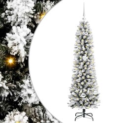 Sapin de Noël artificiel Blanc 150 cm PVC, métal et plastique 546949546949