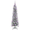 Sapin de Noël artificiel Blanc 150 cm PVC, métal et plastique 546950546950