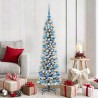 Sapin de Noël artificiel Blanc 150 cm PVC, métal et plastique 546951546951