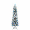 Sapin de Noël artificiel Blanc 150 cm PVC, métal et plastique 546951546951