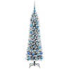 Sapin de Noël artificiel Blanc 150 cm PVC, métal et plastique 546951546951