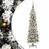 Sapin de Noël artificiel Blanc 150 cm PVC, métal et plastique 546952546952