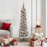Sapin de Noël artificiel Blanc 150 cm PVC, métal et plastique 546953546953