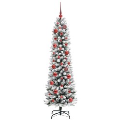 Sapin de Noël artificiel Blanc 150 cm PVC, métal et plastique 546953546953