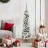 Sapin de Noël artificiel Blanc 150 cm PVC, métal et plastique 546954546954