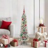 Sapin de Noël artificiel Blanc 120 cm PVC, métal et plastique 546955546955