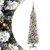 Sapin de Noël artificiel Blanc 120 cm PVC, métal et plastique 546955546955