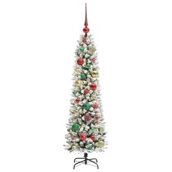 Sapin de Noël artificiel Blanc 120 cm PVC, métal et plastique 546955546955