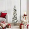 Sapin de Noël artificiel Blanc 120 cm PVC, métal et plastique 546958546958