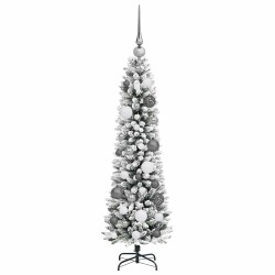 Sapin de Noël artificiel Blanc 120 cm PVC, métal et plastique 546958546958