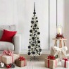 Sapin de Noël artificiel Blanc 120 cm PVC, métal et plastique 546971546971