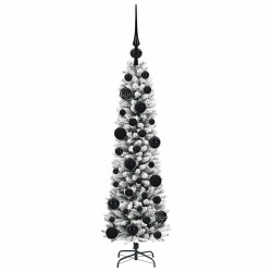 Sapin de Noël artificiel Blanc 120 cm PVC, métal et plastique 546971546971